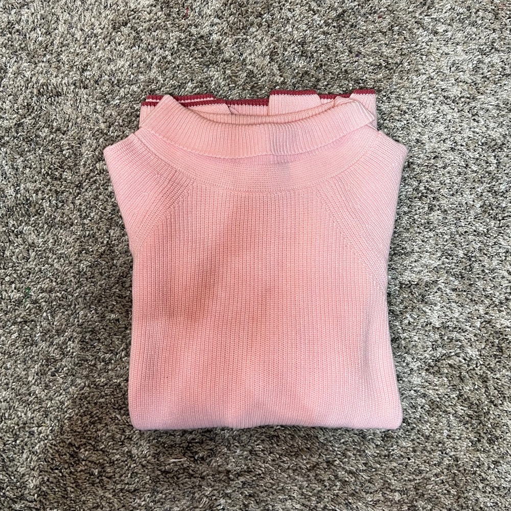 TALBOTS PINK LONG SLEEVE SWEATER